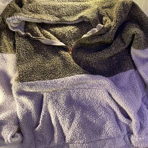 Amazon Fuzzy Quarter-zip Sweatshirt